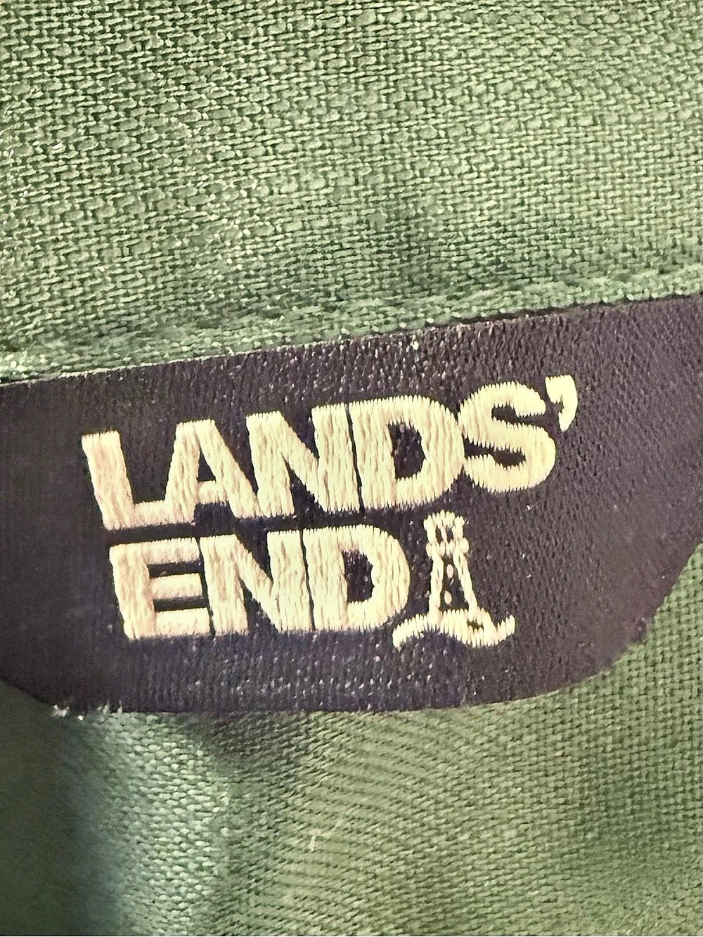 Lands' End | Lyocell Button-Down Popover Top in Green | Size Small | NWT - Picture 5 of 9